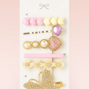 Kit grampos de cabelo 6 peças