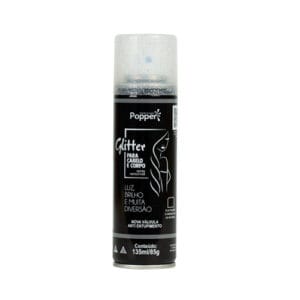 Spray glitter para cabelo e corpo